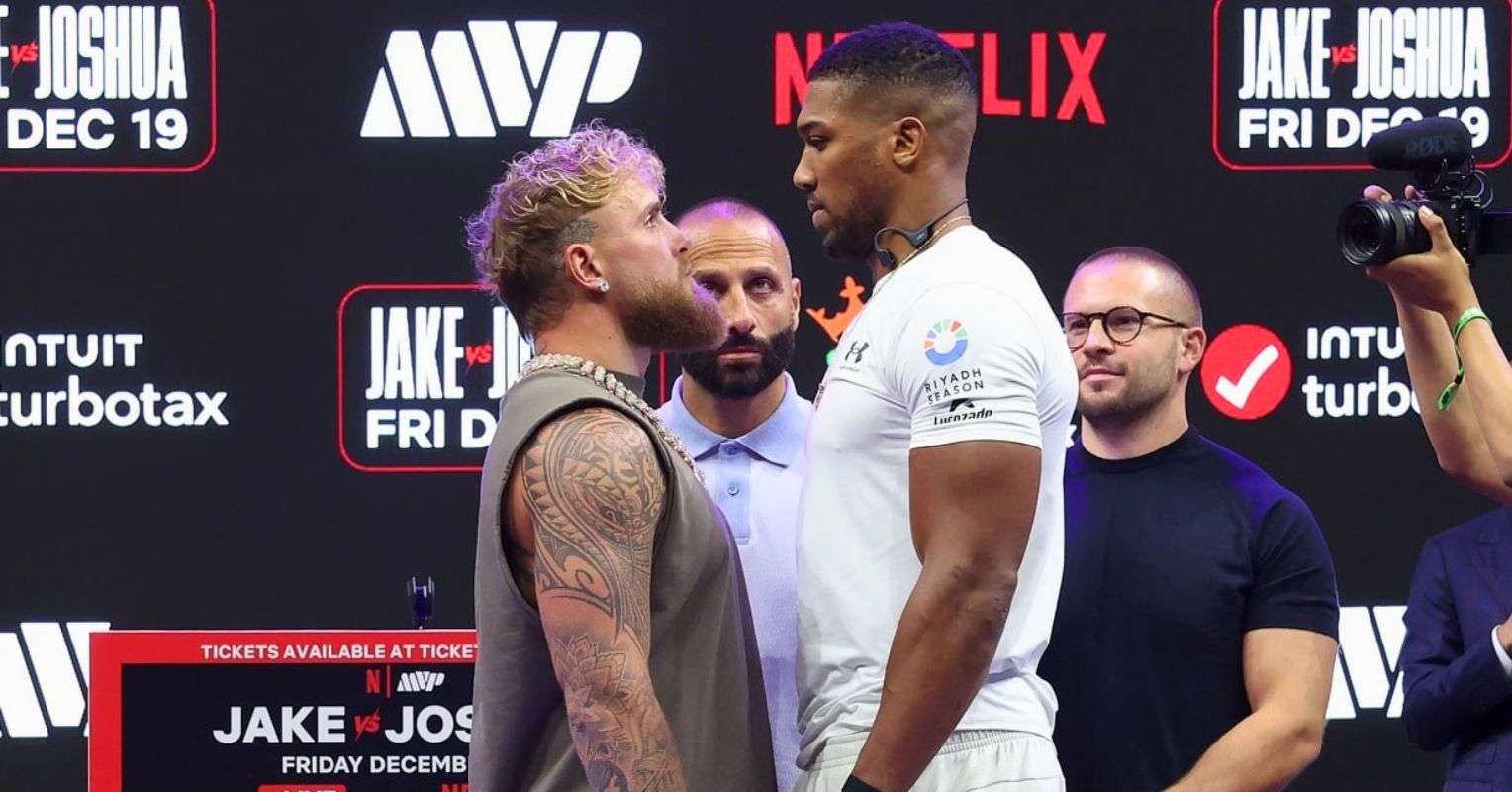 Jake Paul and Anthony Joshua