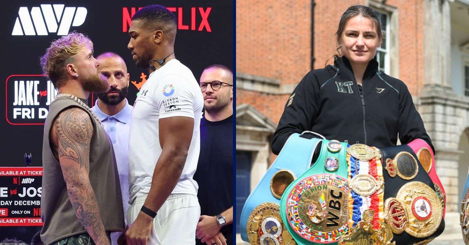 Jake Paul, Anthony Joshua and Katie Taylor
