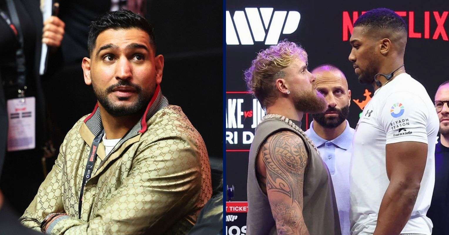 Amir Khan, Jake Paul and Anthony Joshua