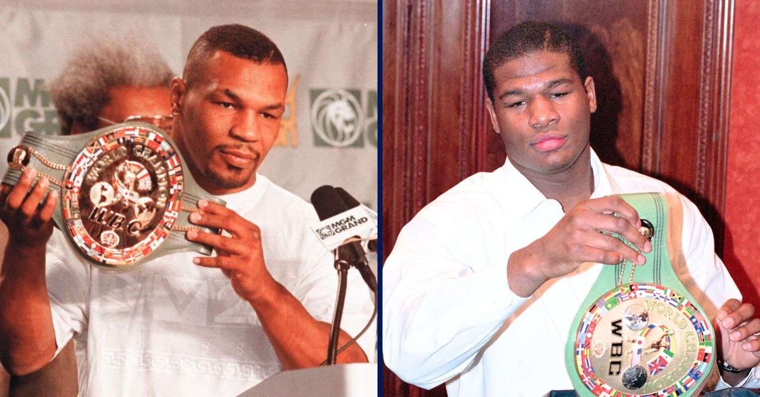 Mike Tyson and Riddick Bowe