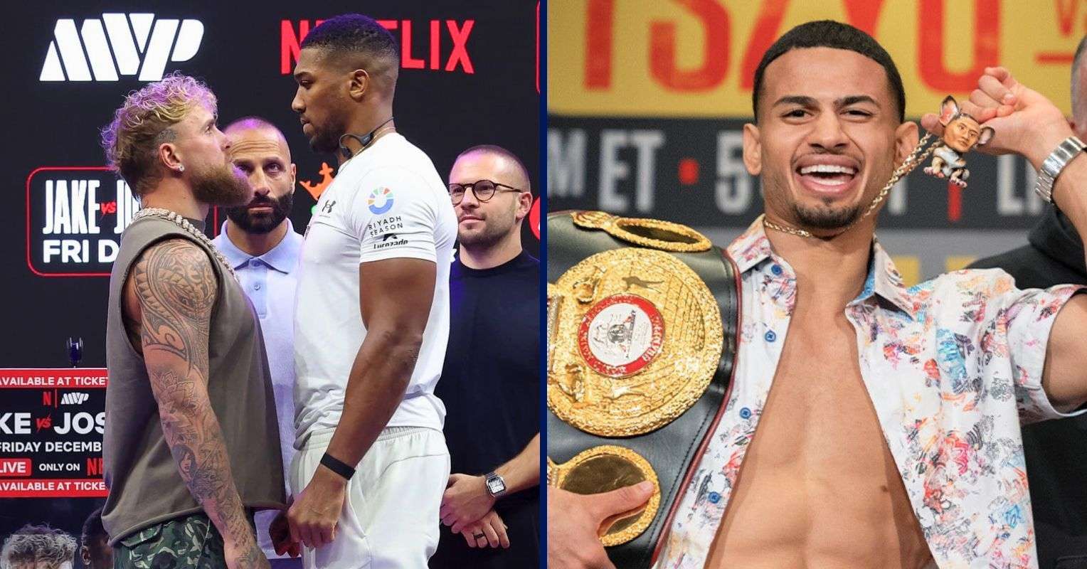 Anthony Joshua, Jake Paul and Rolly Romero