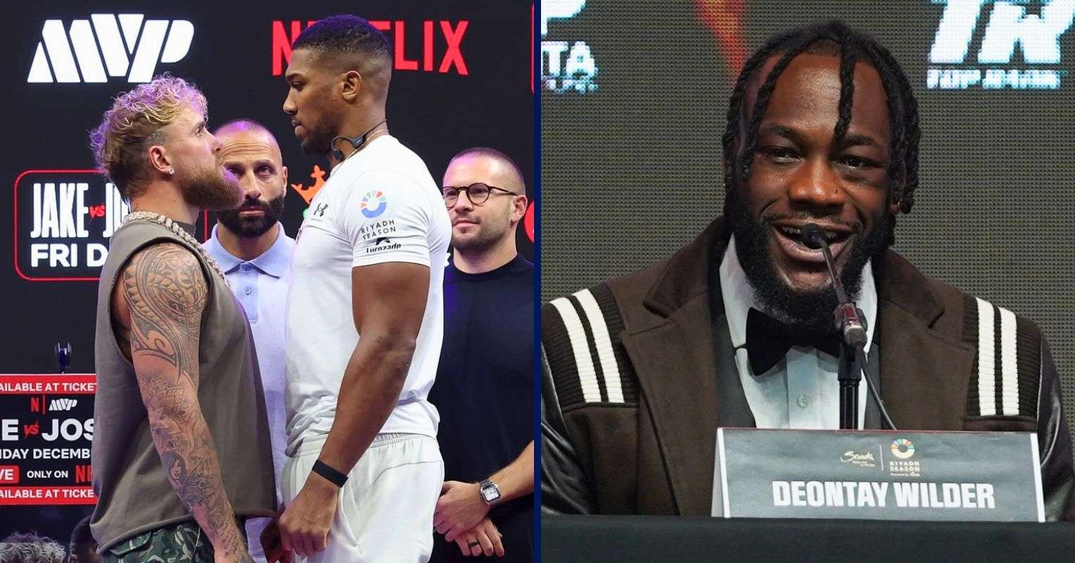 Jake Paul, Anthony Joshua and Deontay Wilder