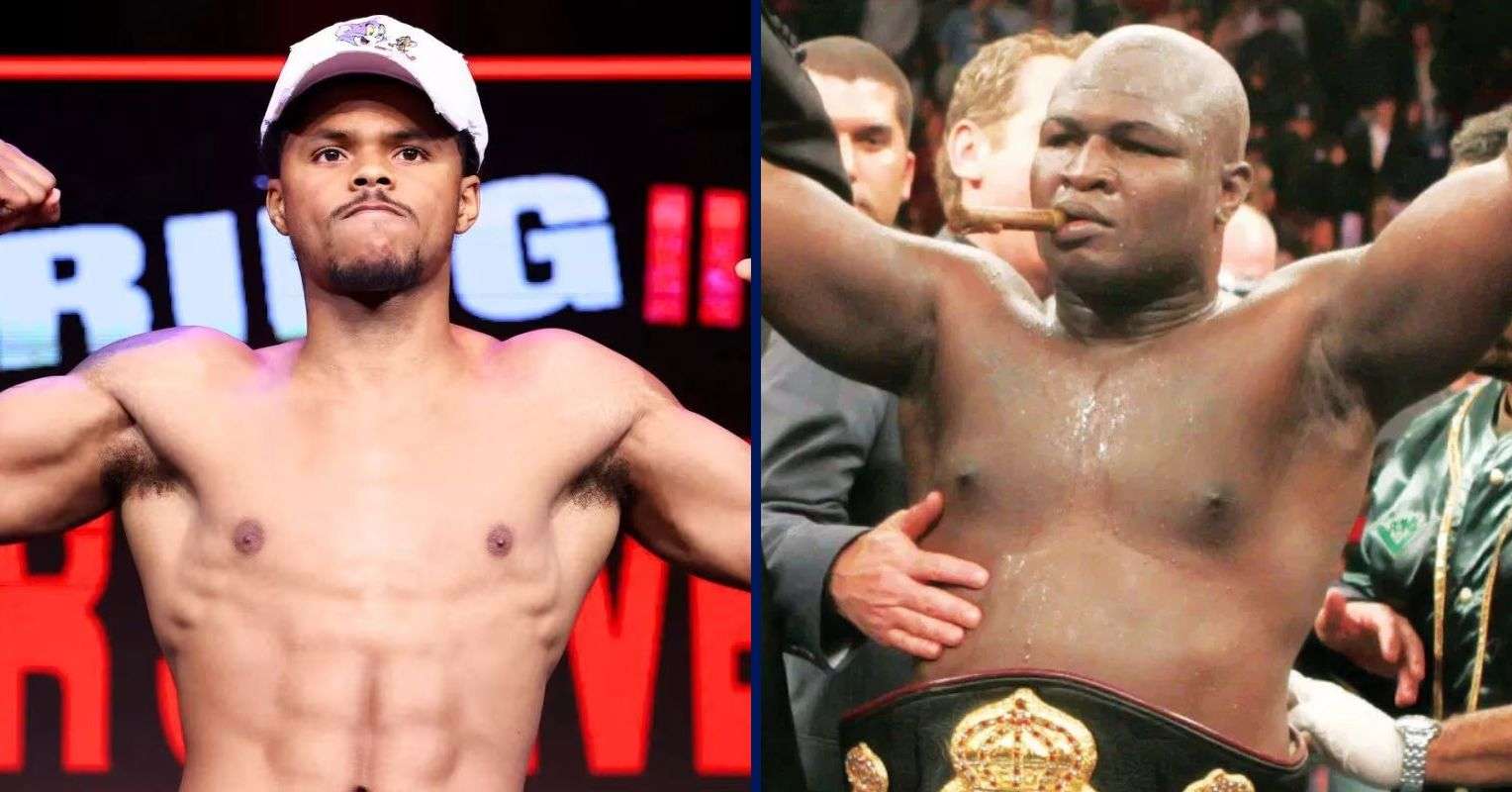 Shakur Stevenson and James Toney