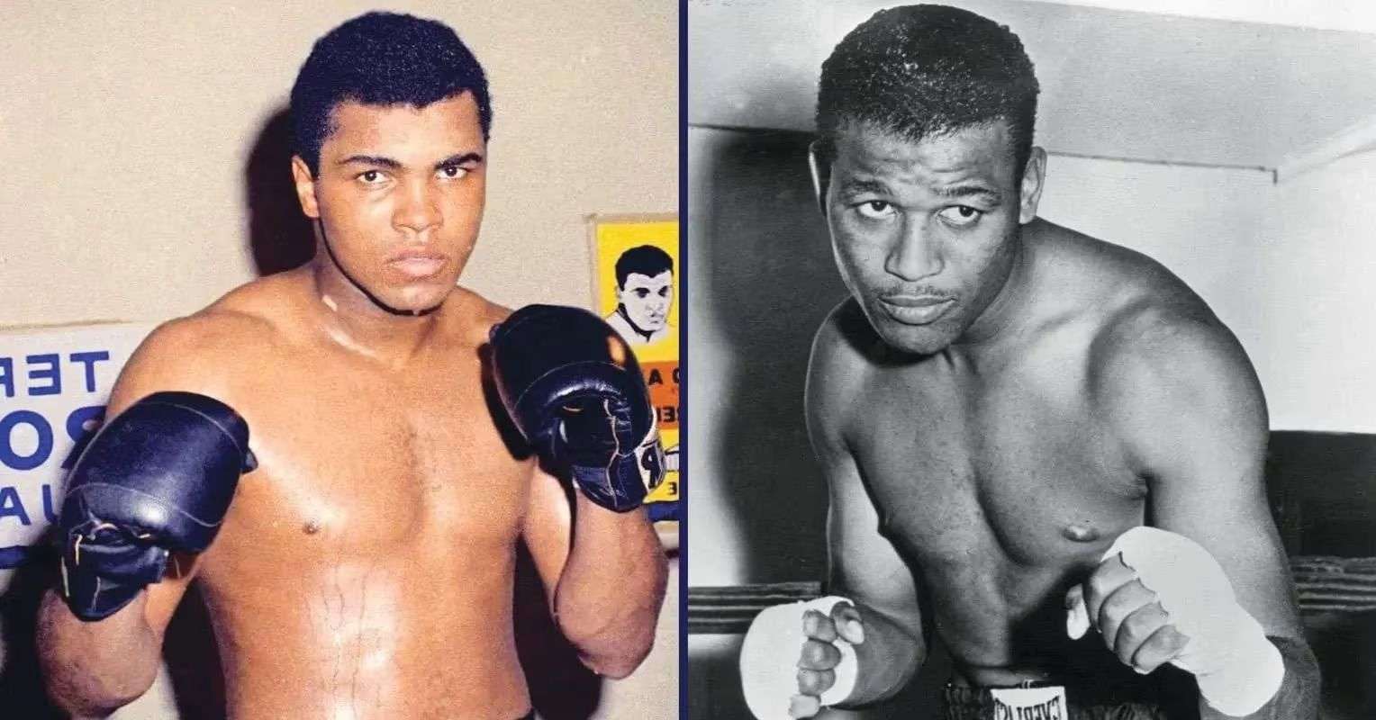 Muhammad Ali and Sugar Ray Robinson