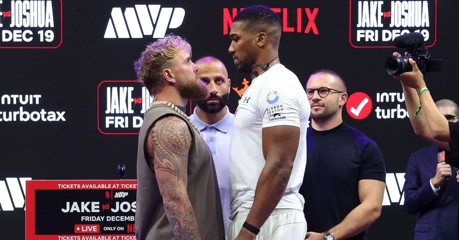 Jake Paul and Anthony Joshua