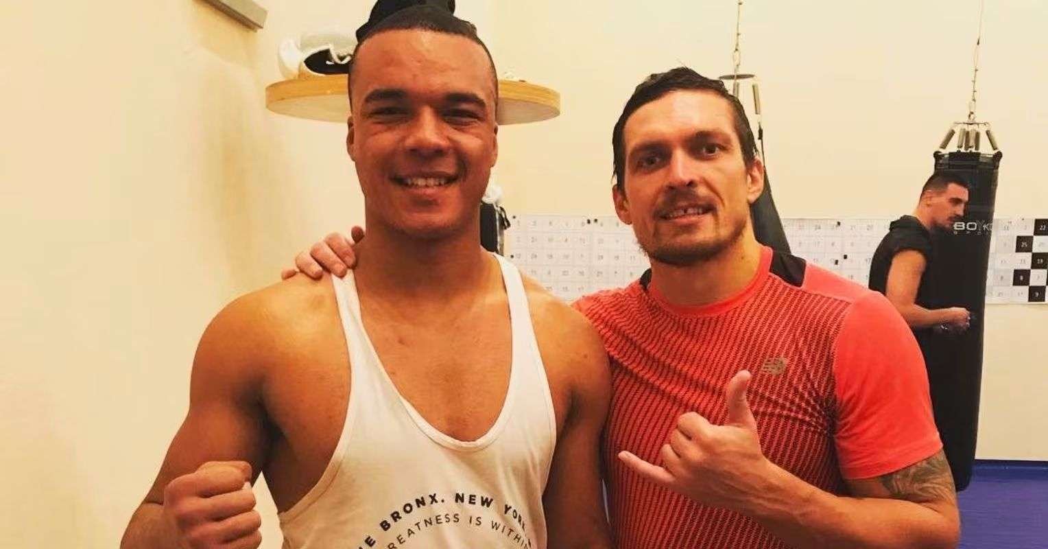 Fabio Wardley and Oleksandr Usyk