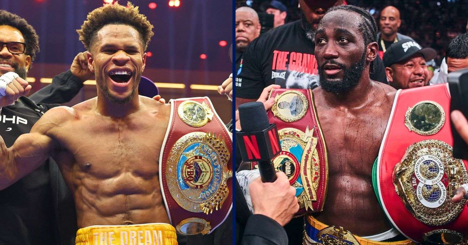 Devin Haney and Terence Crawford