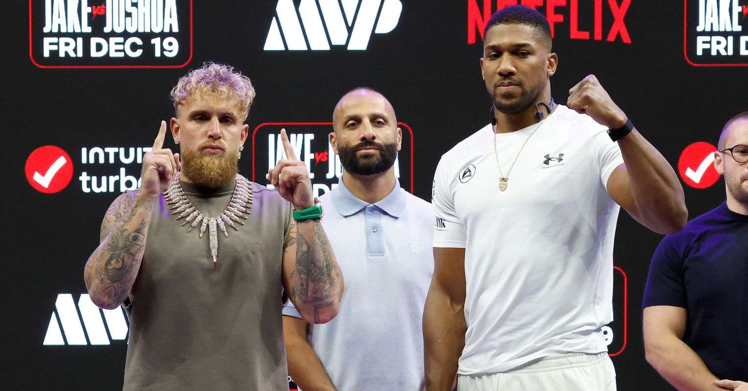 Jake Paul and Anthony Joshua