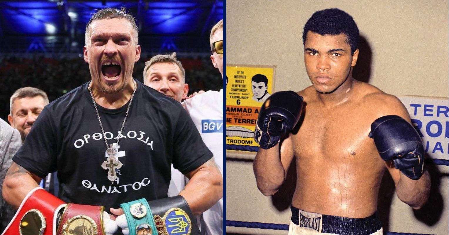 Oleksandr Usyk and Muhammad Ali