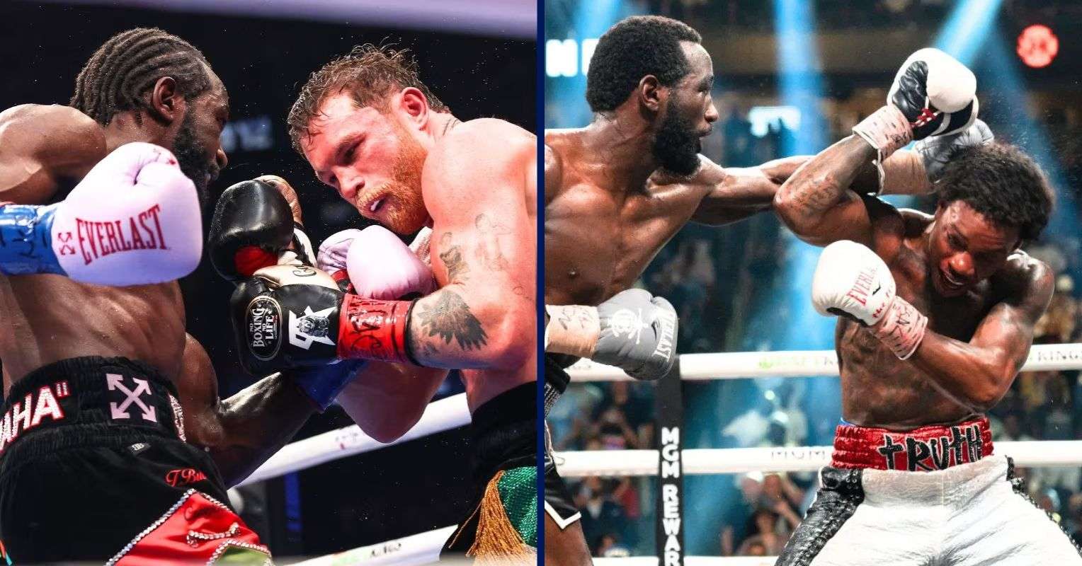 Terence Crawford, Canelo Alvarez and Errol Spence