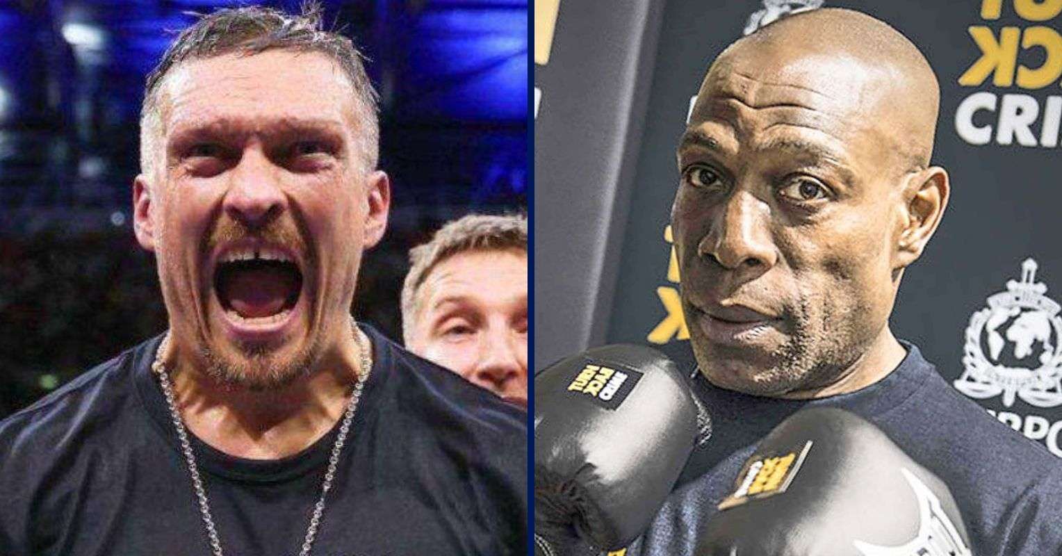 Oleksandr Usyk and Frank Bruno