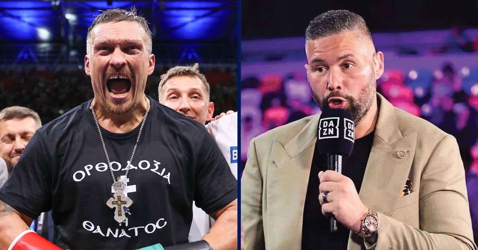 Oleksandr Usyk and Tony Bellew