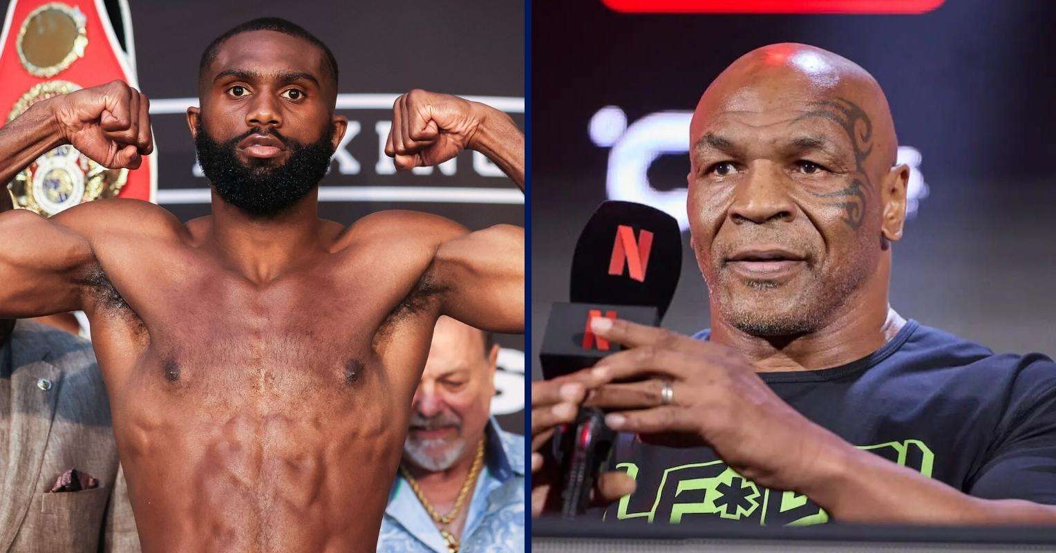 Jaron Ennis and Mike Tyson