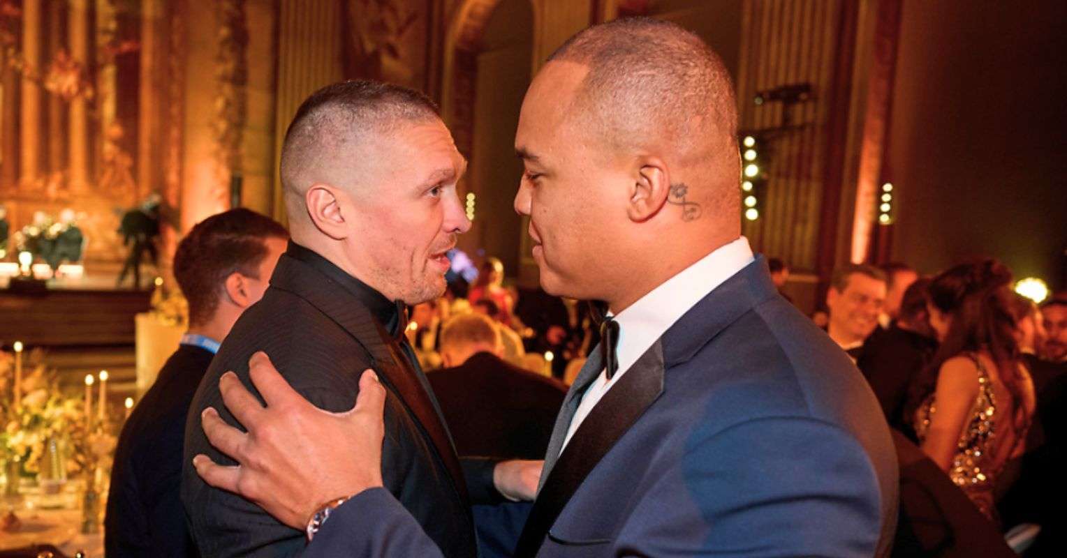 Fabio Wardley and Oleksandr Usyk