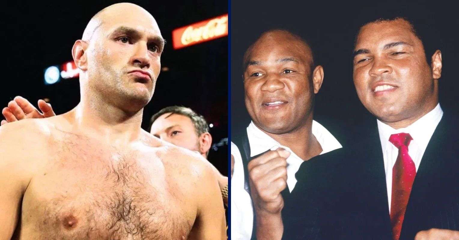 Tyson Fury, George Foreman and Muhammad Ali