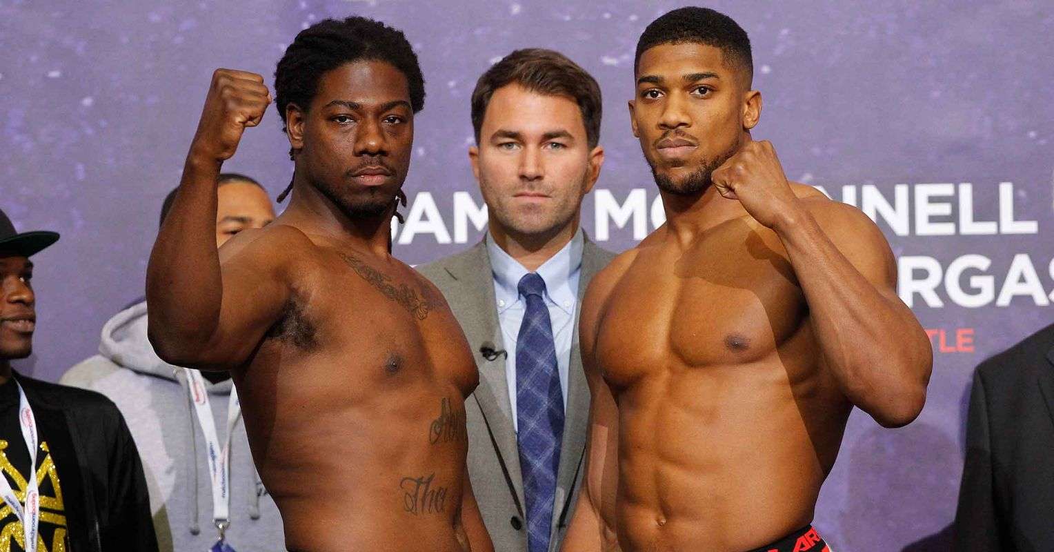 Anthony Joshua and Charles Martin