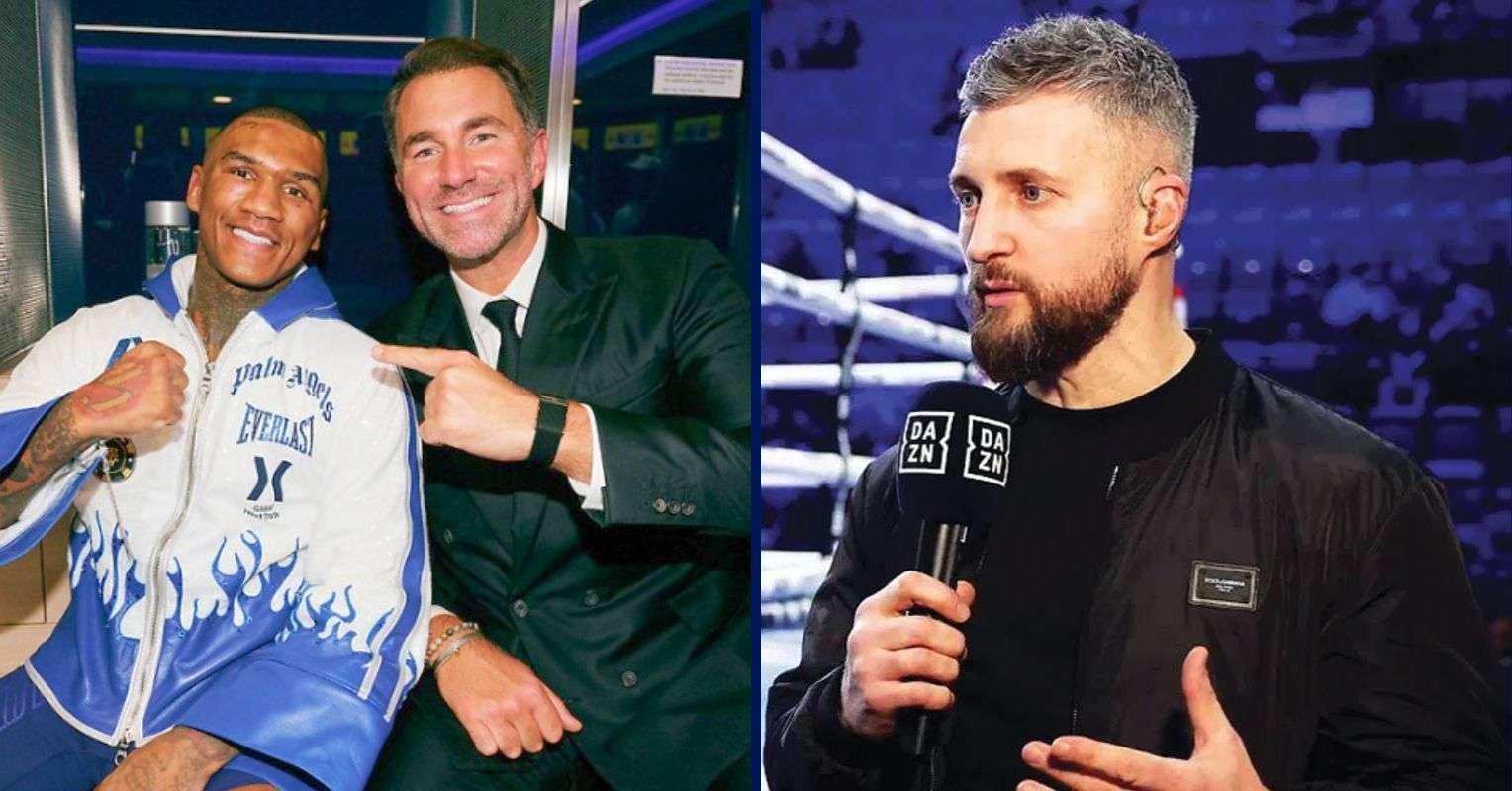 Carl Froch, Eddie Hearn and Conor Benn