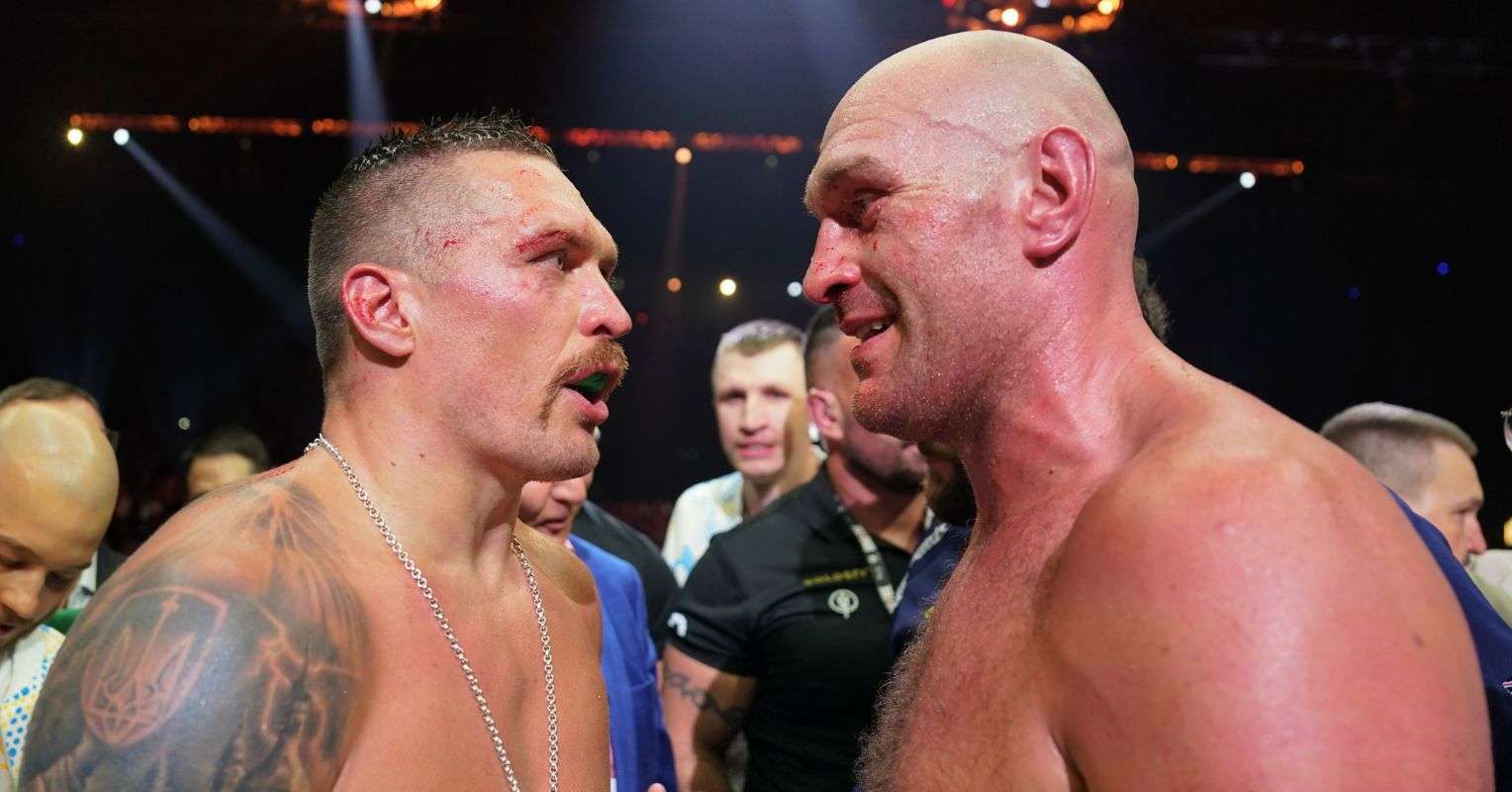 Oleksandr Usyk and Tyson Fury