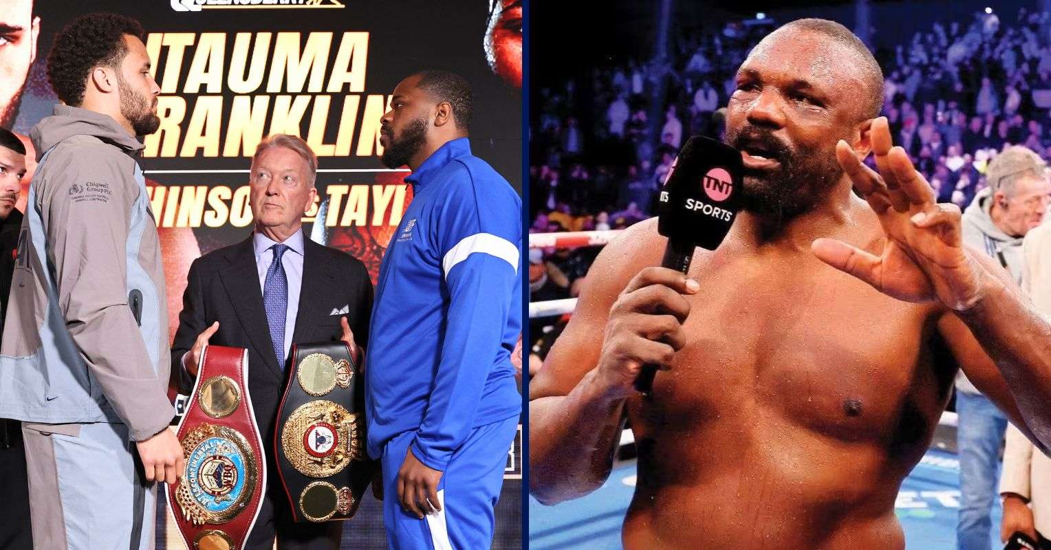 Moses Itauma, Jermaine Franklin and Derek Chisora