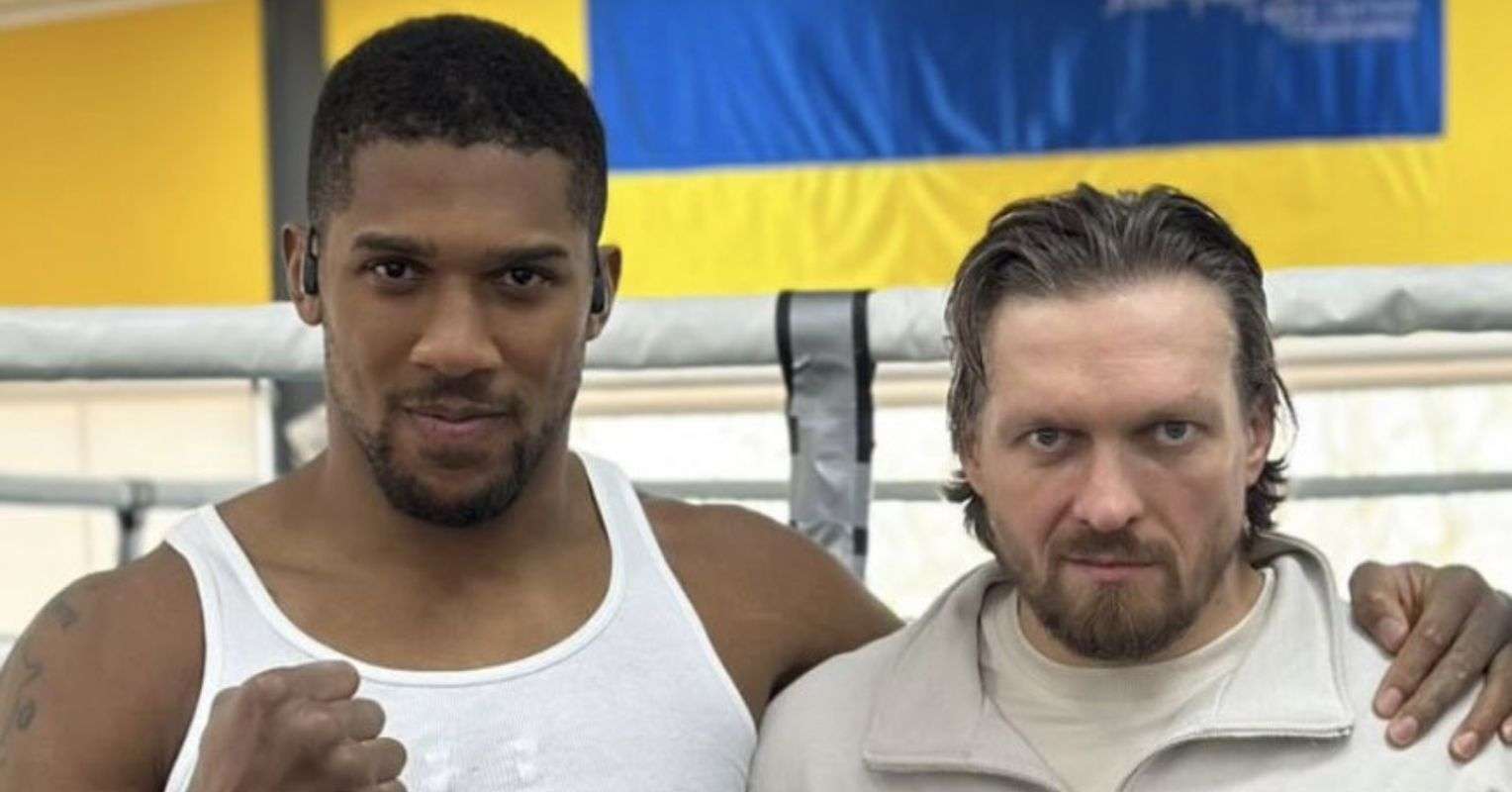 Anthony Joshua and Oleksandr Usyk