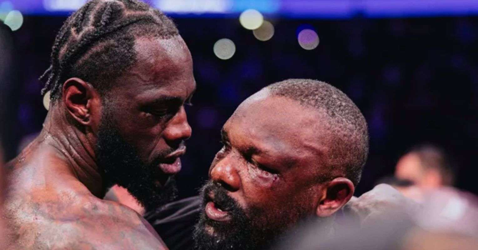 Deontay Wilder and Derek Chisora