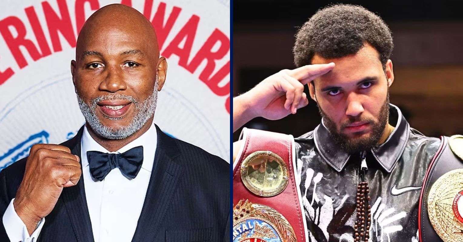 Lennox Lewis and Moses Itauma