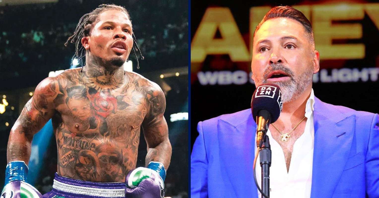 Gervonta Davis and Oscar De La Hoya