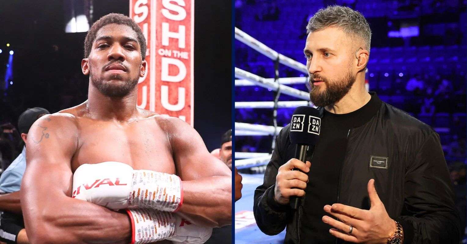 Anthony Joshua and Carl Froch