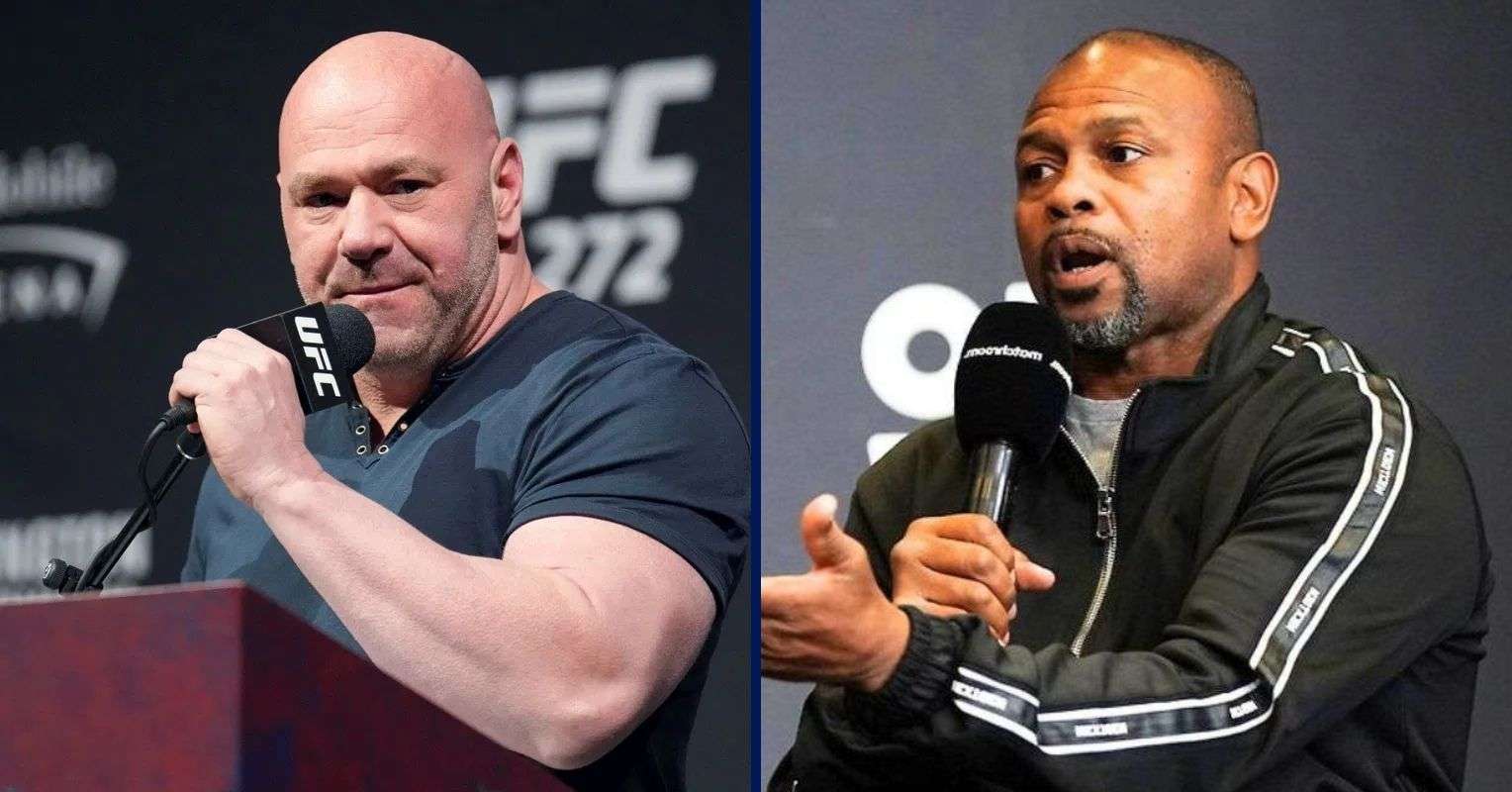 Dana White and Roy Jones Jr