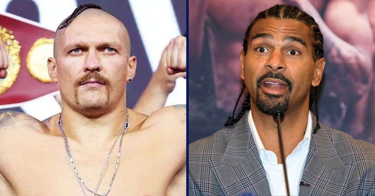 Oleksandr Usyk and David Haye