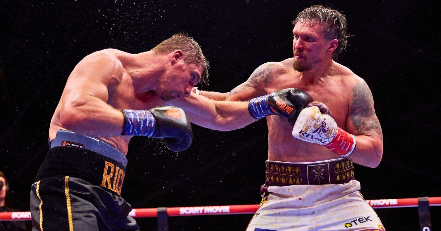 Oleksandr Usyk and Rico Verhoeven