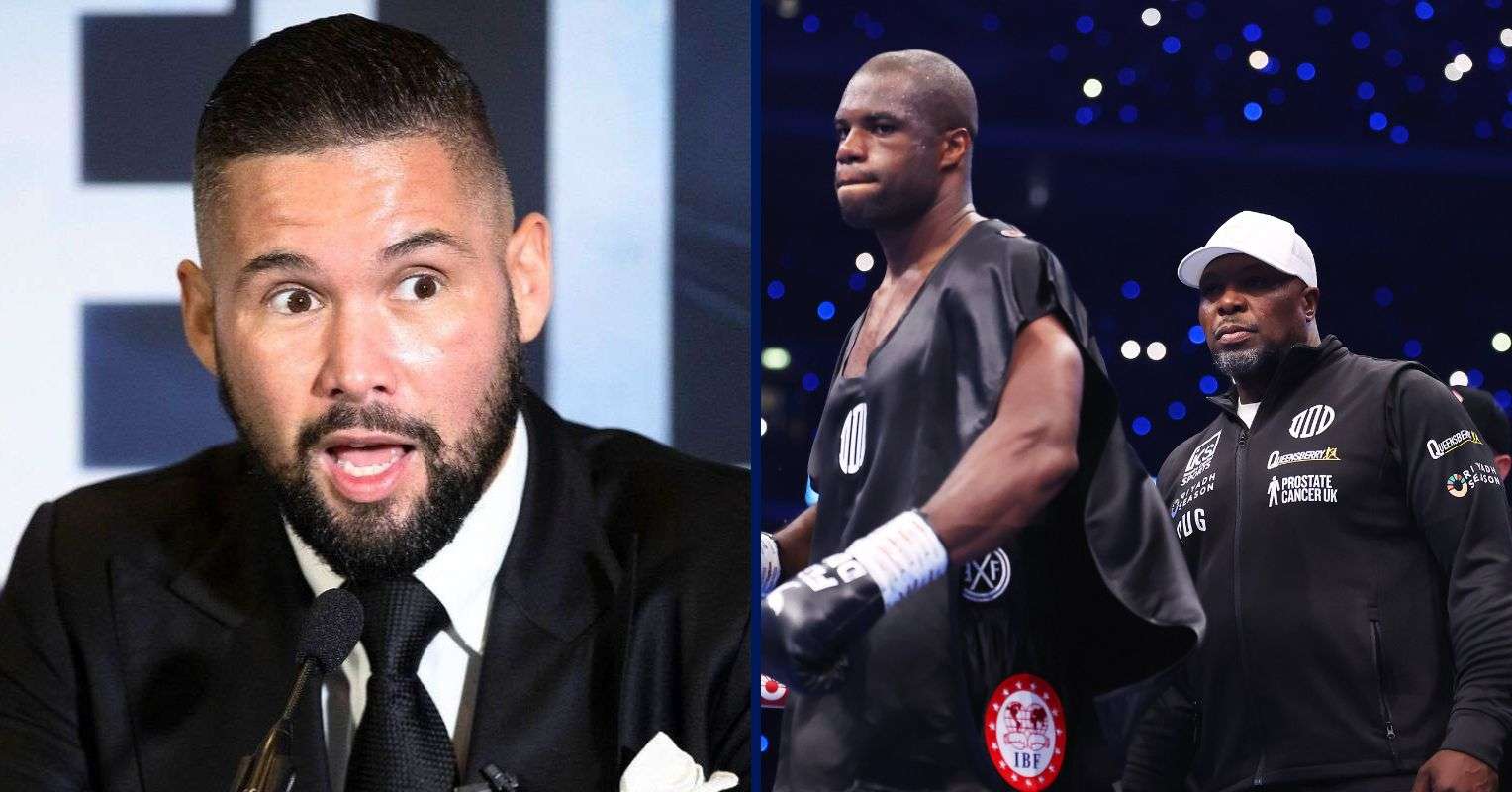 Tony Bellew, Daniel Dubois and Don Charles