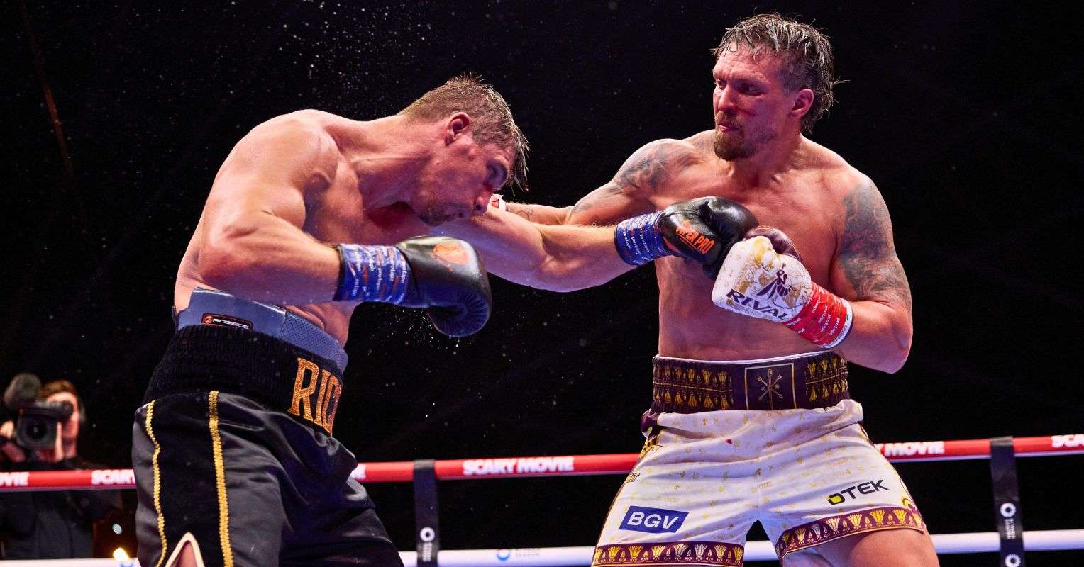 Rico Verhoeven and Oleksandr Usyk
