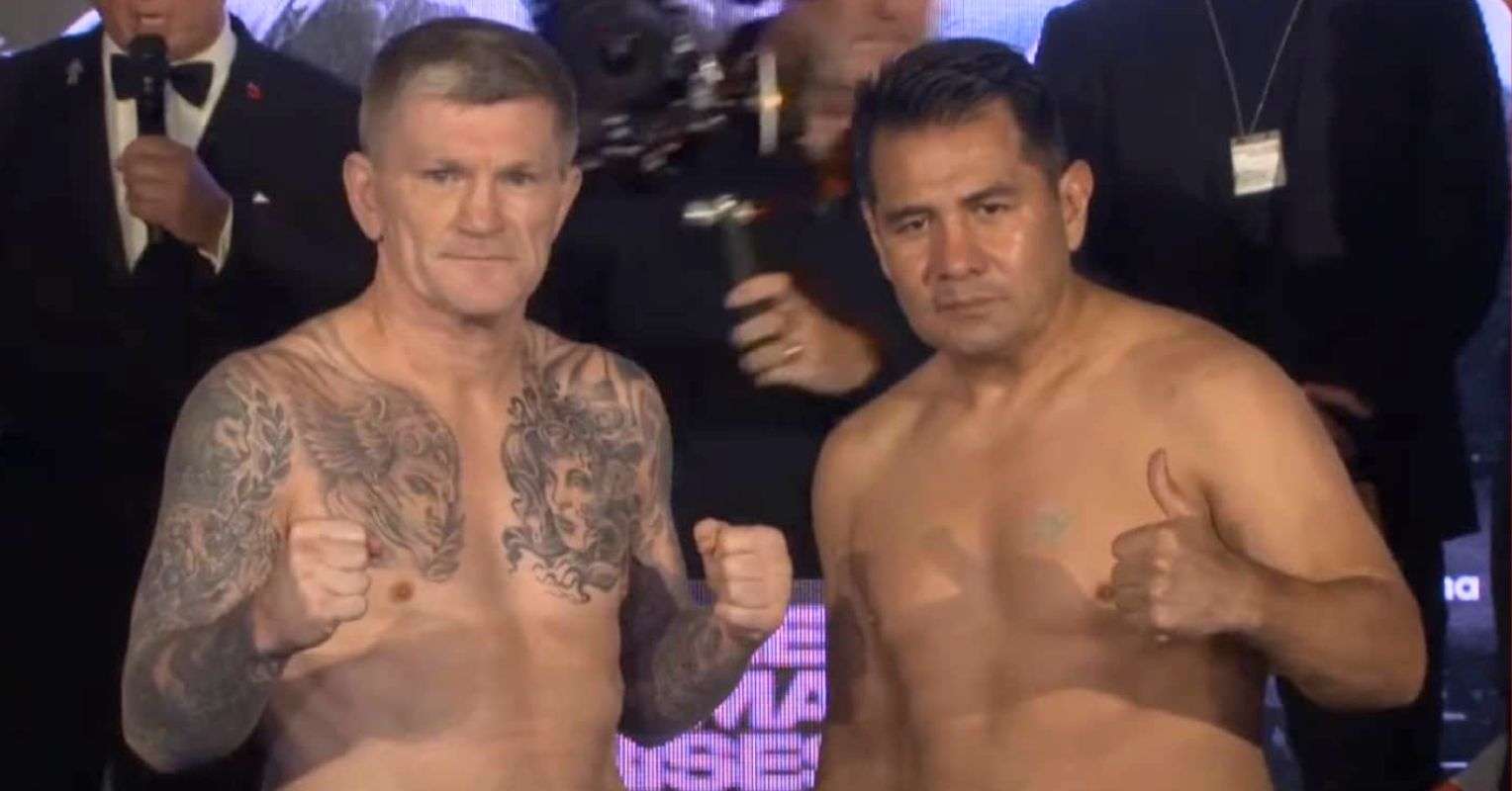Ricky Hatton and Marco Antonio Barrera