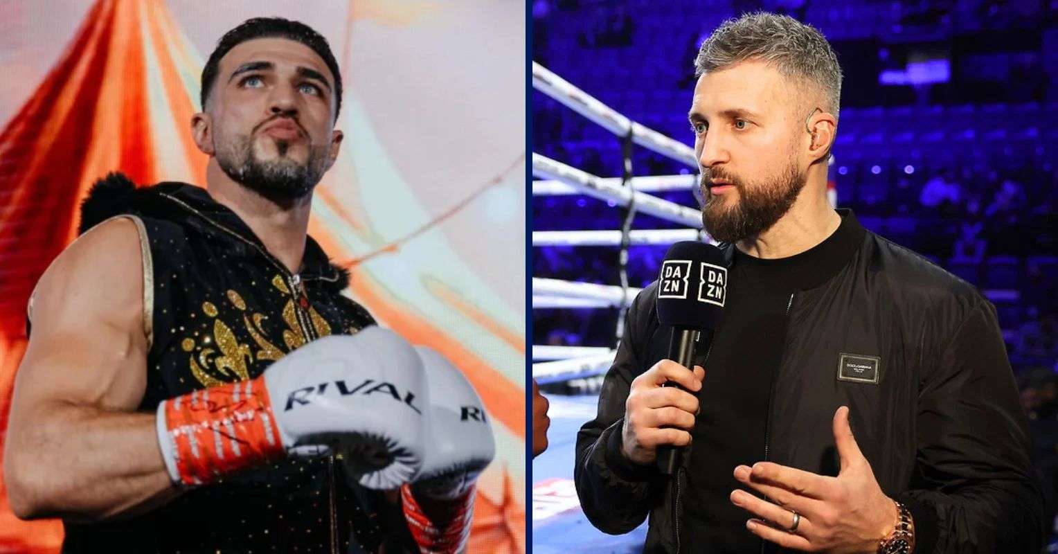 Tommy Fury and Carl Froch