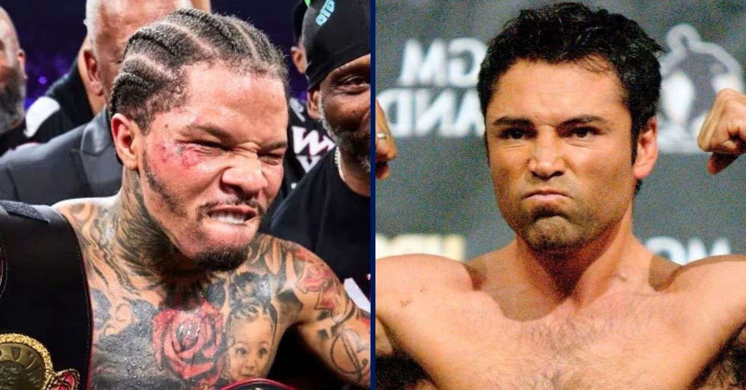 Gervonta Davis and Oscar De La Hoya