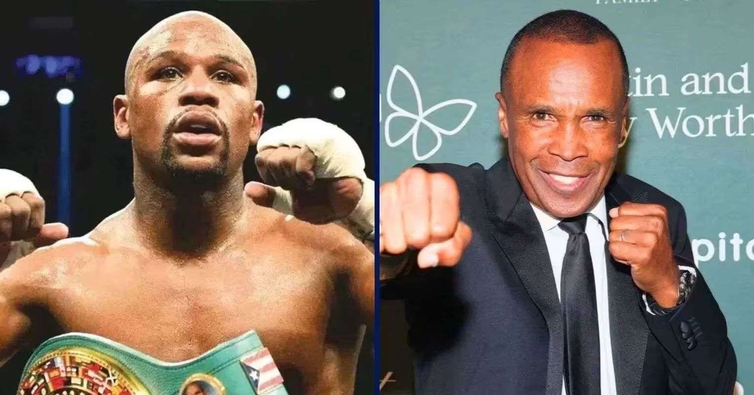 Floyd Mayweather and Sugar Ray Leonard