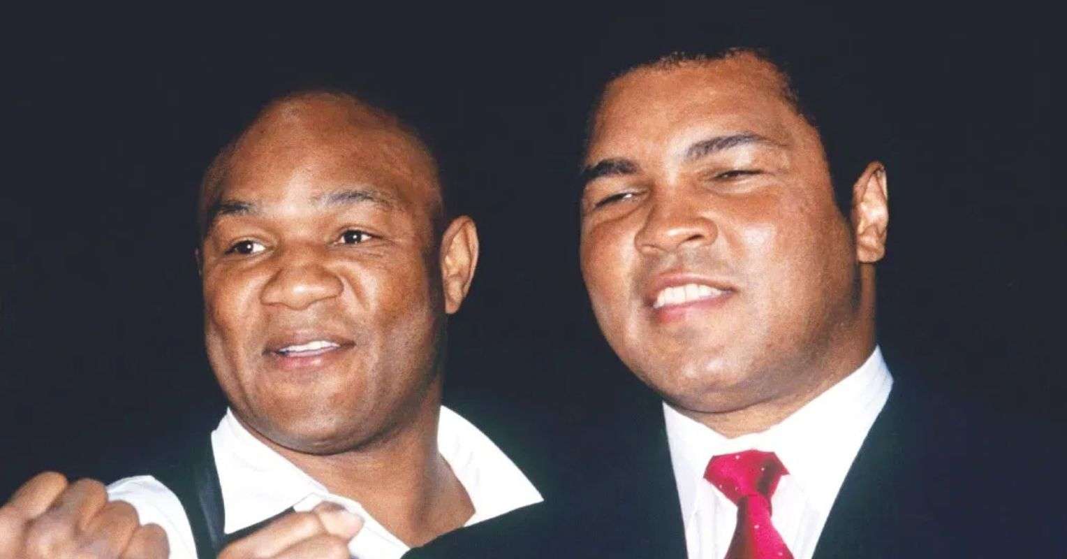 George Foreman and Muhammad Ali