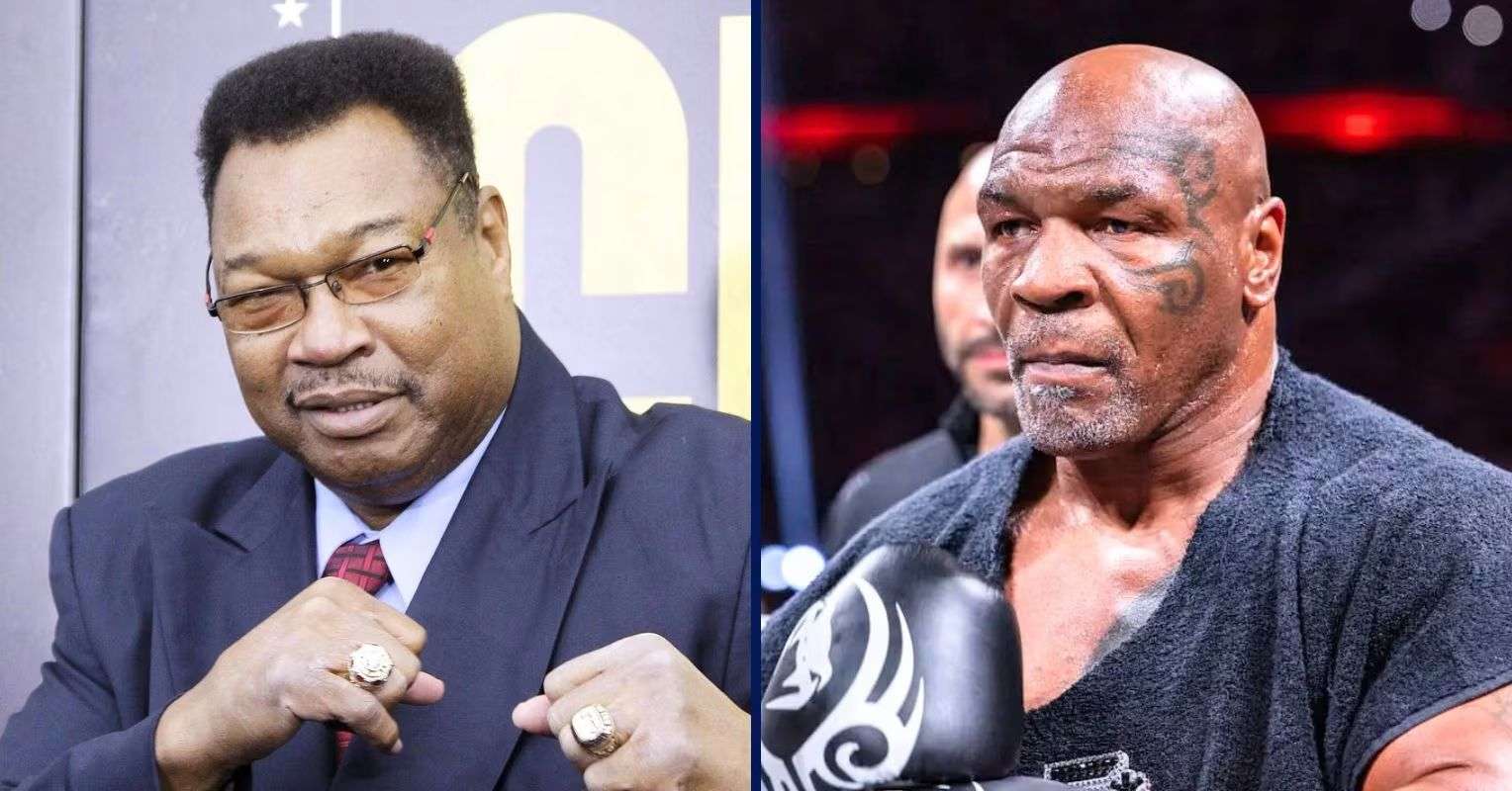 Larry Holmes and Mike Tyson