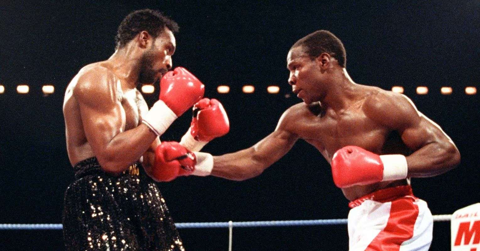Nigel Benn and Chris Eubank Sr