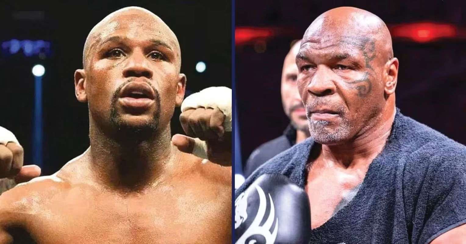 Floyd Mayweather and Mike Tyson