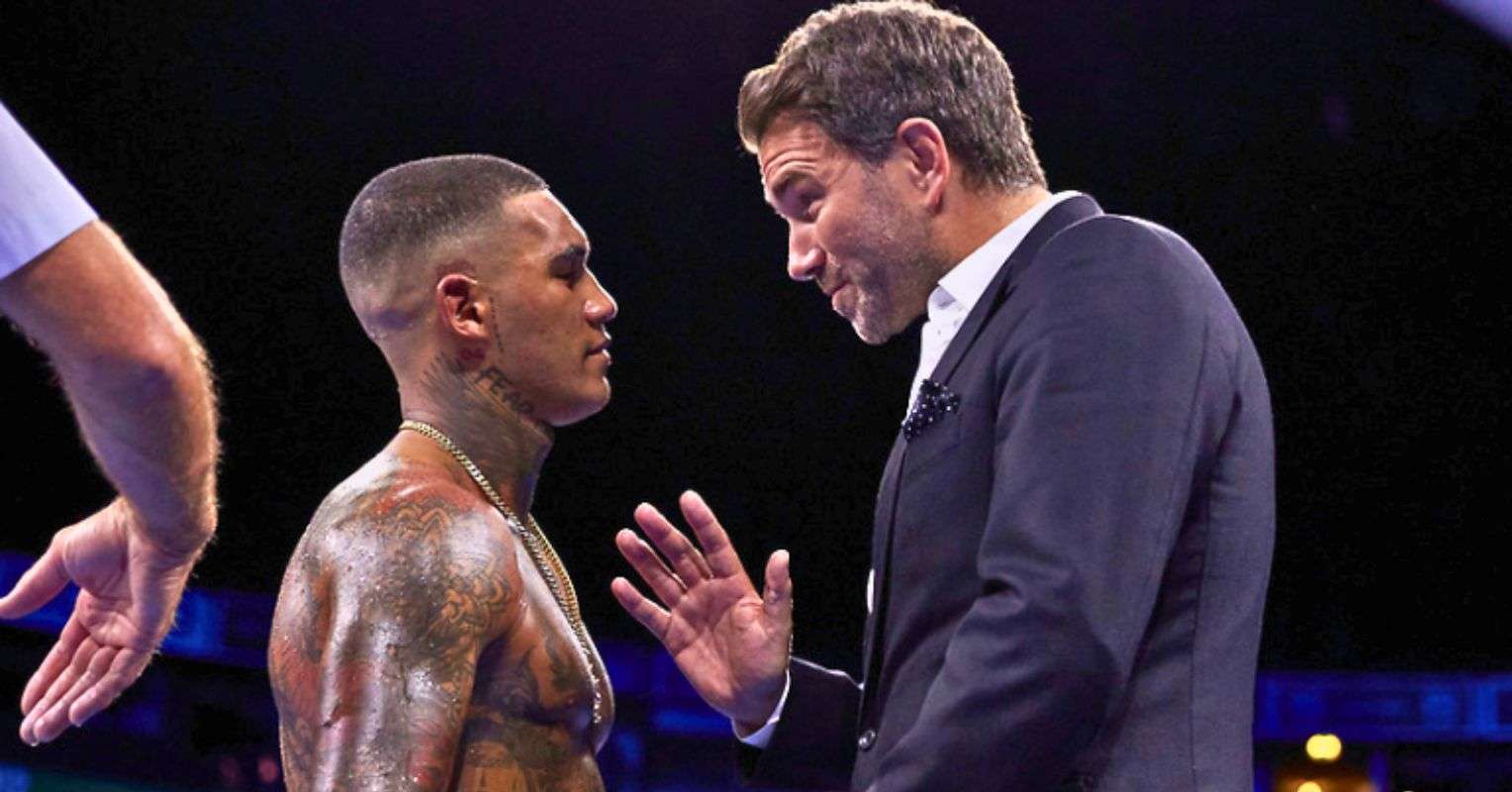 Eddie Hearn and Conor Benn